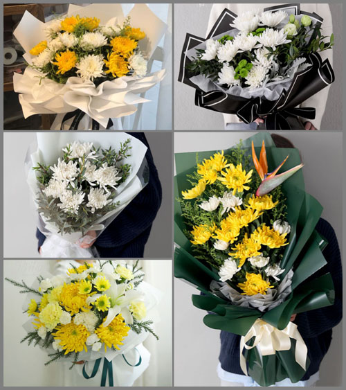 安徽阜阳市阜南县会龙镇臧寨村白事花束代送